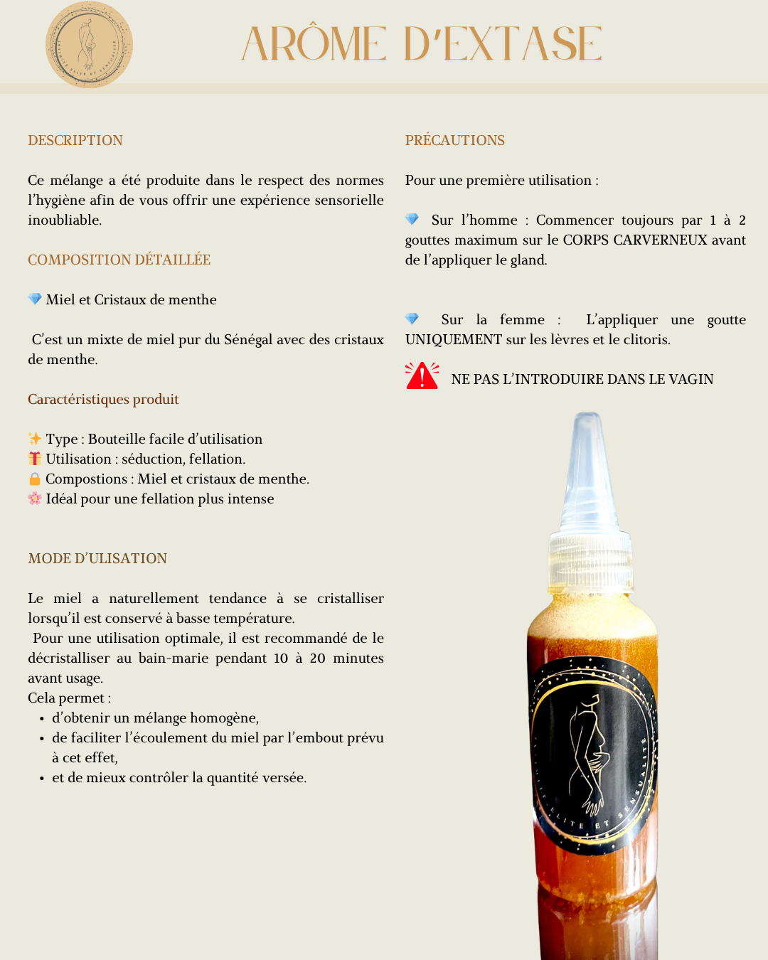aroma de éxtasis